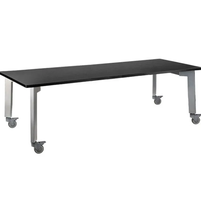 National Public Seating Titan Makerspace Table with Phenolic Top (48" x 84")^ Science|Science Tables
