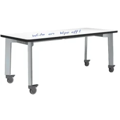 National Public Seating Titan Makerspace Whiteboard Table (30