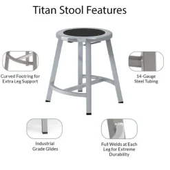 National Public Seating Titan Makerspace Whiteboard Table (30