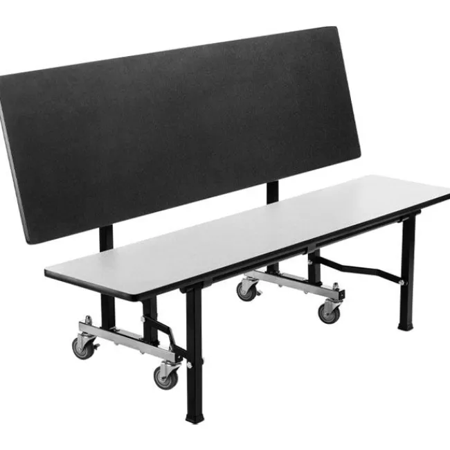 National Public Seating ToGo Flip Top Mobile Booth System^ Cafeteria Booths|Cafeteria