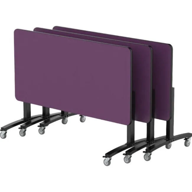 National Public Seating ToGo Flip Top Mobile Booth System^ Cafeteria Booths|Cafeteria