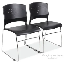 OfficeSource Tower Collection Stacking Side Chair^ Reception & Waiting Room|Plastic Stacking Chairs