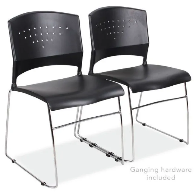 OfficeSource Tower Collection Stacking Side Chair^ Reception & Waiting Room|Plastic Stacking Chairs