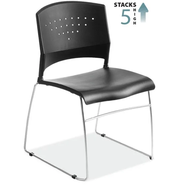 OfficeSource Tower Collection Stacking Side Chair^ Reception & Waiting Room|Plastic Stacking Chairs