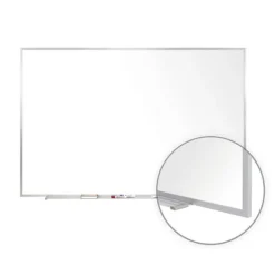Ghent Traditional Porcelain Magnetic Whiteboard- Aluminum Frame^ Dry Erase Whiteboards