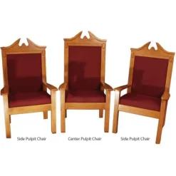 Trinity Traditional Style Side Pulpit Clergy Chair^ Church