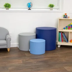 Childrens Factory Tranquility Ottoman Trio Stool Set^ Flexible Seating