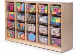 Whitney Brothers 20- Tray Storage Cabinet^ Tote & Bin Storage|Cubbies