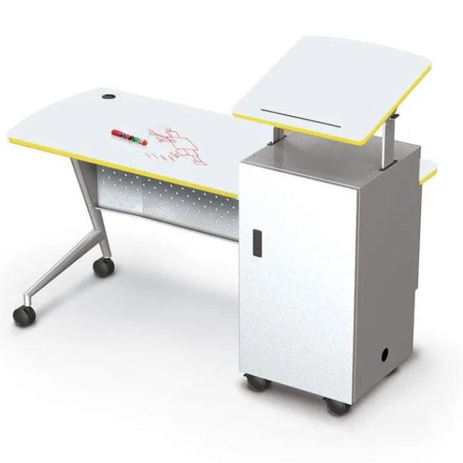 Mooreco Trend Podium Desk w/ Dry Erase Top^ Teacher Desks|Instructor Desks