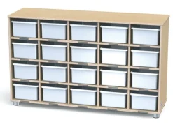 Jonti-Craft TrueModern 20 Tray Cubbie Units^ Cubbies