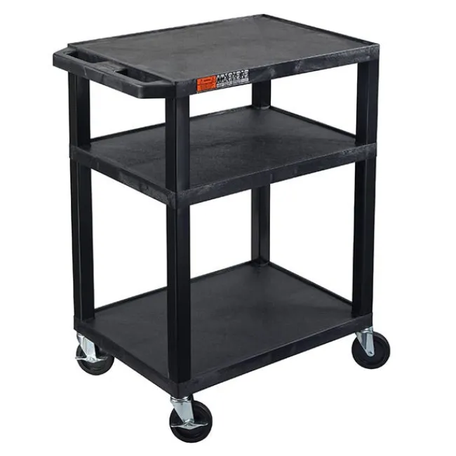 Luxor Tuffy Utility Cart with Electrical Assembly (34'' H)^ Utility Carts