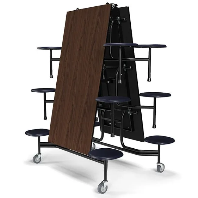 Palmer Hamilton 59TV Mobile Stool Cafeteria Table (12')^ Cafeteria|Cafeteria Tables