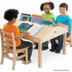 Jonti-Craft Twin Reading Table^ Wood Tables