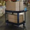 Luxor Two-Shelf Heavy-Duty Utility Cart^ Utility Carts