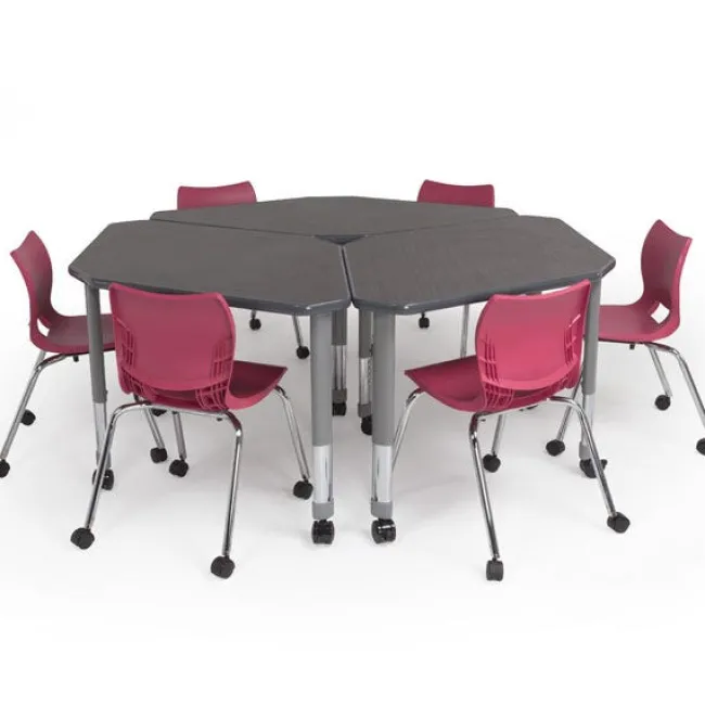 Smith System Two-Student Diamond Desk^ Collaborative Desks|Open Front School Desks