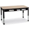 Smith System Two-Student Interchange Desks^ Two Student Desks|Open Front School Desks
