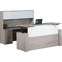 OFD Office Furniture Ultra Premium Laminate Series U-Shaped Electric Sit-Stand Desk Suites^ Office Suites