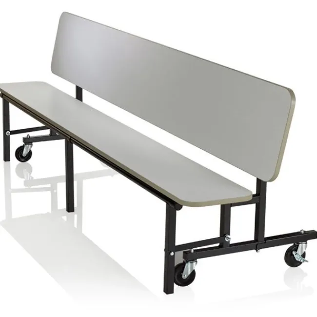 KI Uniframe Convertible Bench Table- 8' Long^ Cafeteria|Cafeteria Tables