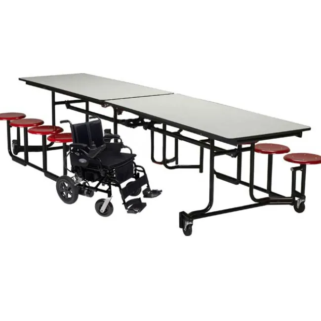 KI Uniframe Wheelchair Accessible Cafeteria Tables w/ Stools^ Cafeteria|Cafeteria Tables