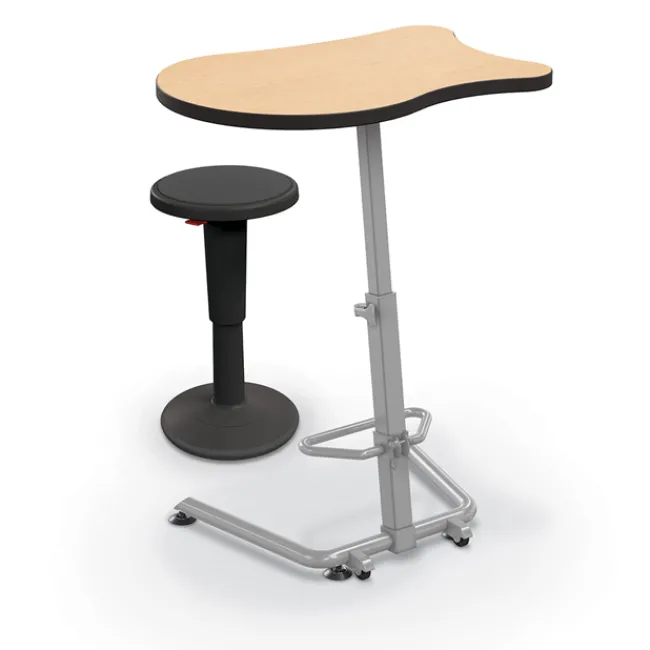 Mooreco Up-Rite Fender Sit and Stand Desk^ Stand-Up Student Desks