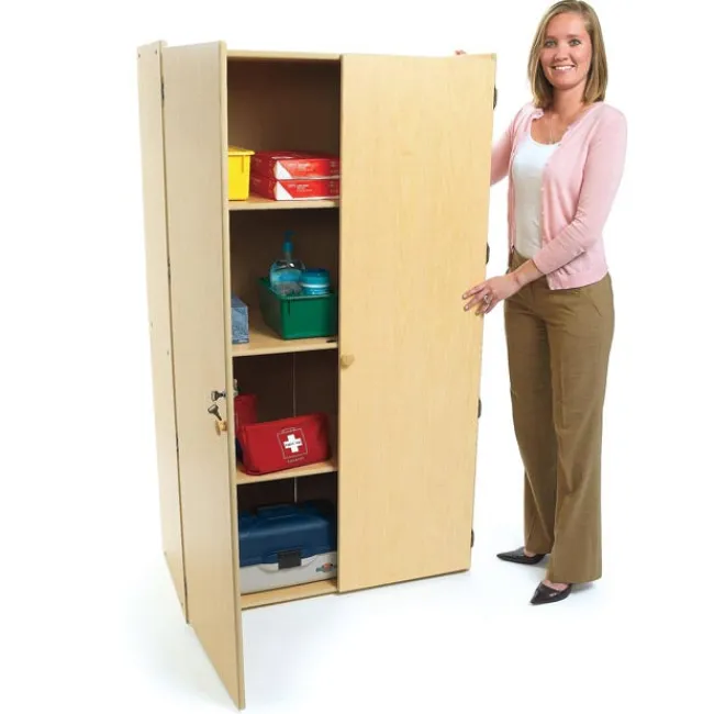 Angeles Value Line Teacher's Storage Unit^ Tall Cabinets
