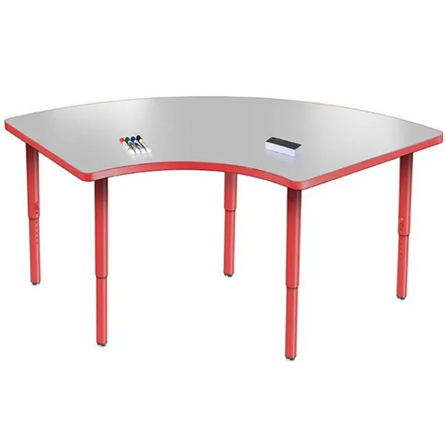 Allied Velocity Height Adjustable Dry Erase Activity Tables^ Dry Erase