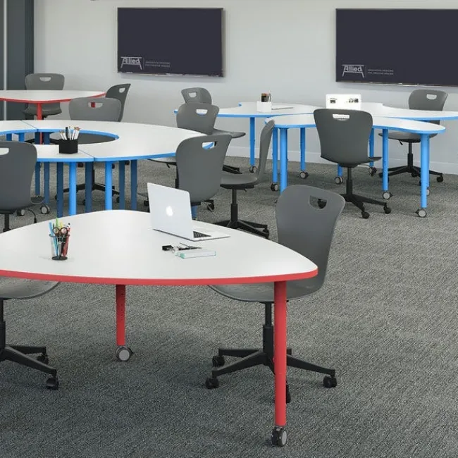 Allied Velocity Height Adjustable Dry Erase Activity Tables^ Dry Erase