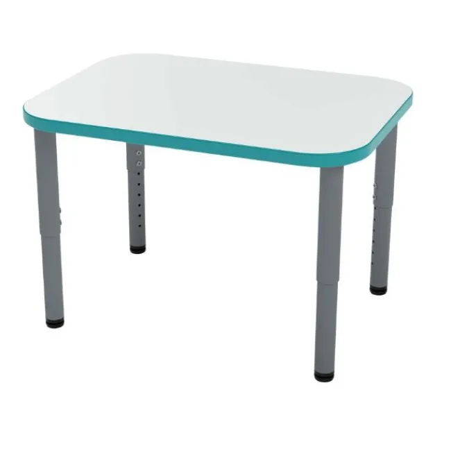 TotMate Versa Adjustable Height Dry Erase Desk^ Collaborative Desks|Dry Erase Desks