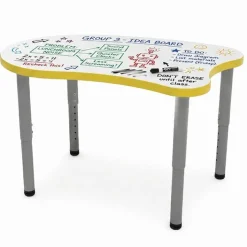 TotMate Versa Adjustable Height Dry Erase Desk^ Collaborative Desks|Dry Erase Desks