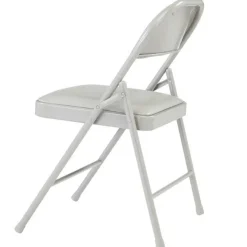 National Public Seating Vinyl Padded Basics Steel Folding Chairs (4 Pack)^ Folding Chairs