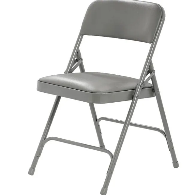 Caprock Vinyl Padded Folding Chair (Pack of 4)^ Folding Chairs