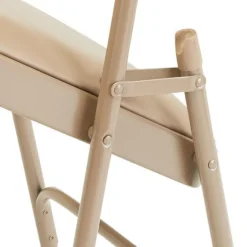 National Public Seating Vinyl Padded Folding Chairs Model 1200 (4 Pack)^ Folding Chairs