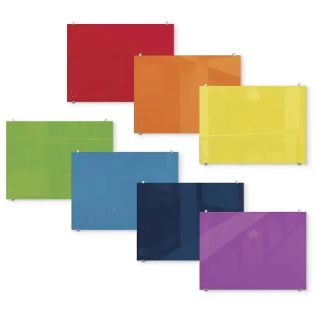 Best-Rite Visionary Colored Magnetic Glass Boards^ Glass Boards