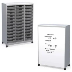 Haskell Voyager Series Mobile Storage Cabinet with Bins by^ Mobile Cabinets