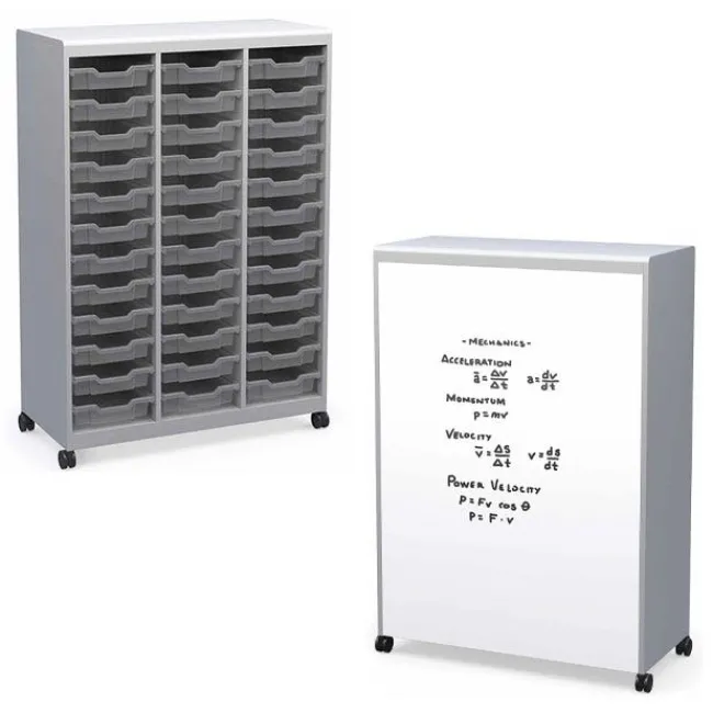Haskell Voyager Series Mobile Storage Cabinet with Bins by^ Mobile Cabinets