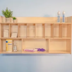 Whitney Brothers Wall Mounted Eight Cubby Diaper Cabinet^ Wall-Mount Cabinets
