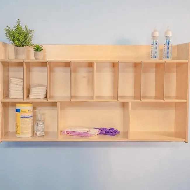 Whitney Brothers Wall Mounted Eight Cubby Diaper Cabinet^ Wall-Mount Cabinets