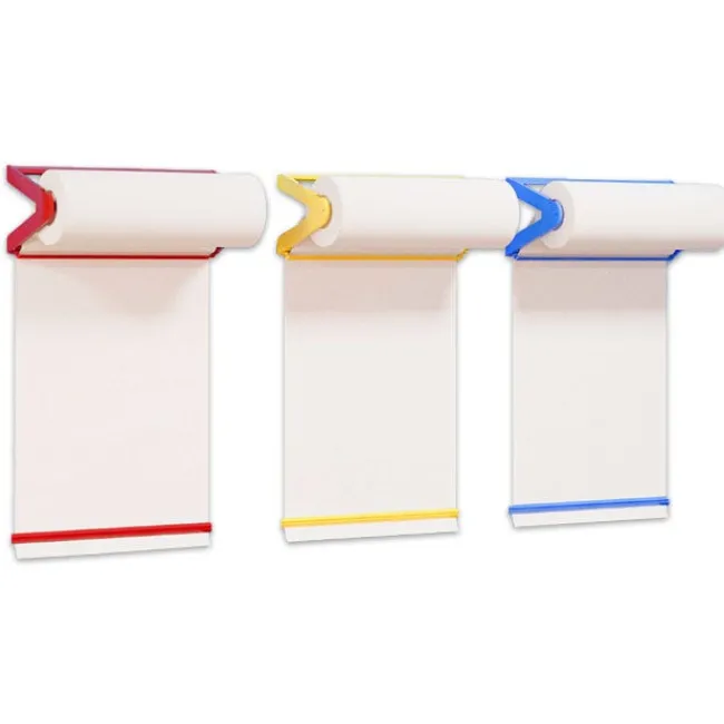 Bulman Wall-Mounted Paper Roll Dispenser w/ Cutter 24" W - Set of 3^ Flat File & Paper Racks
