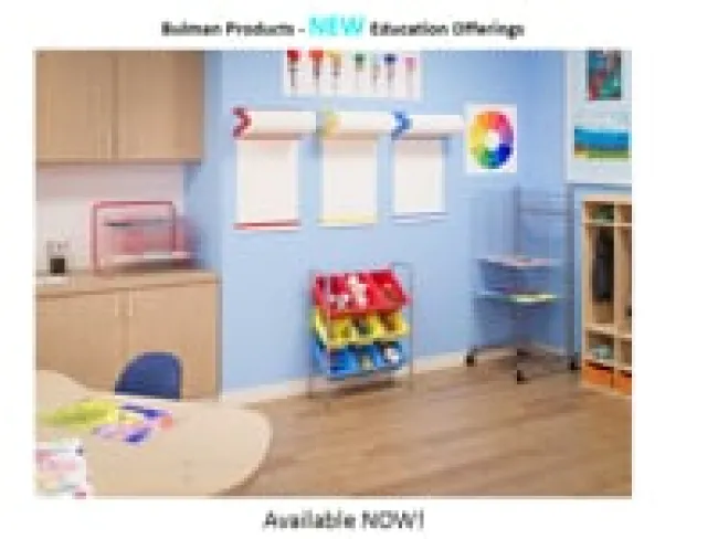 Bulman Wall-Mounted Paper Roll Dispenser w/ Cutter 24" W - Set of 3^ Flat File & Paper Racks