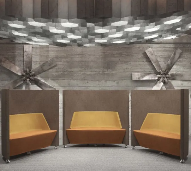 Muzo Waltzer High Back Mobile Sofa^ Reception & Waiting Room|Soft Seating