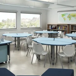 Paragon Wedge A & D Collaborative School Desk^ Collaborative Desks