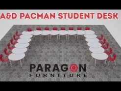 Paragon Wedge A & D Collaborative School Desk^ Collaborative Desks