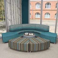 Mooreco Wedge 8-Piece Modular Soft Seating Package^ Reception & Waiting Room|Soft Seating
