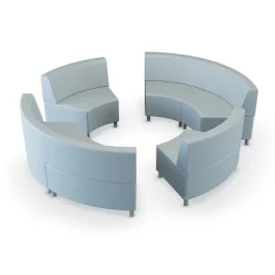 Mooreco Wedge 6-Piece Modular Soft Seating Package^ Reception & Waiting Room|Soft Seating