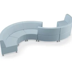 Mooreco Wedge 6-Piece Modular Soft Seating Package^ Reception & Waiting Room|Soft Seating