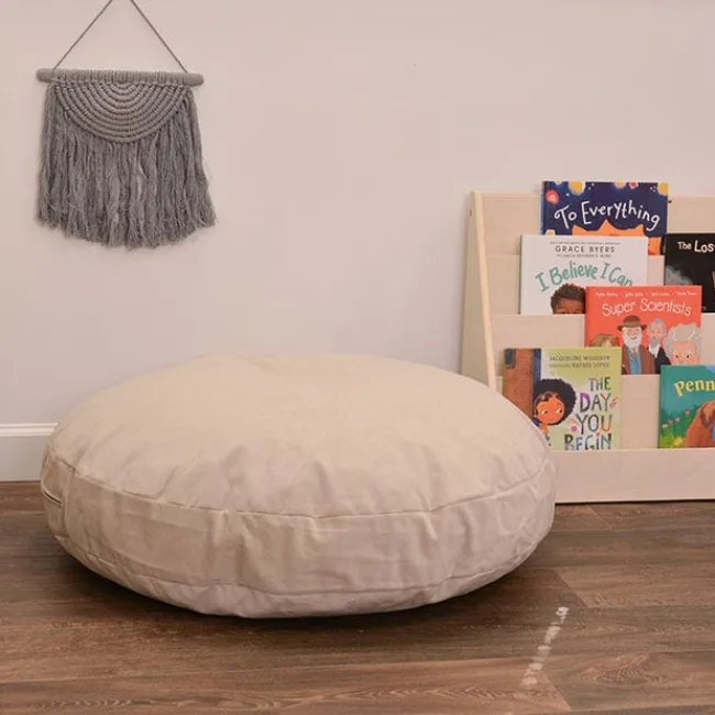 Childrens Factory Whatsit Companion Pouf (25" Round)^ Floor Seating|Bean Bag Chairs