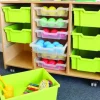 Whitney Plus Green Tray Storage Cabinet^ Tote & Bin Storage|Cubbies