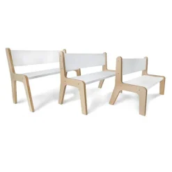 Whitney Brothers Whitney Plus White Bench^Kids Kids Chairs