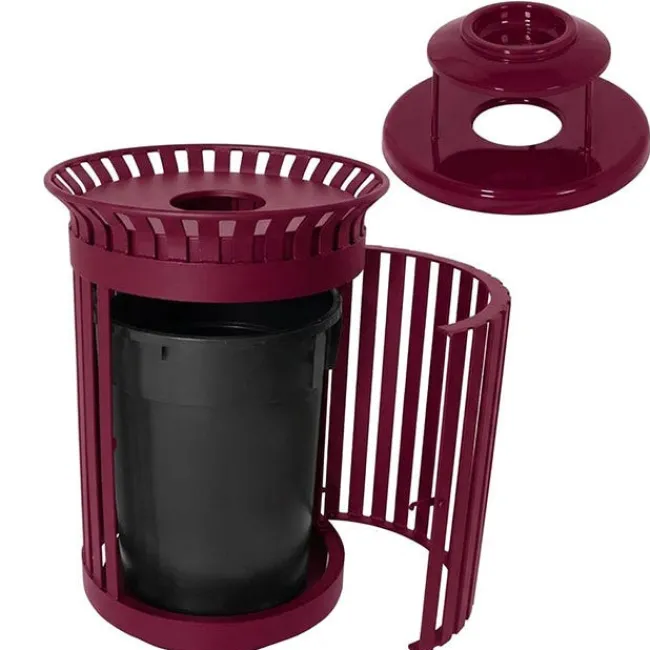 Ultra-Play Wilmington Classic Swing Door Trash Receptacle^ Trash & Recycling Bins