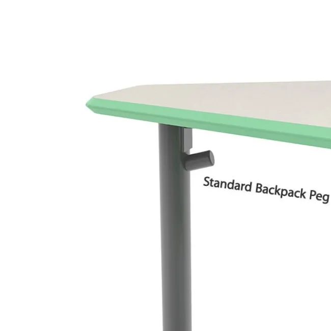 Smith System Wing Desk with Swoop^ Collaborative Desks|Open Front School Desks